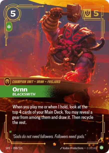 Ornn - Blacksmith - Spiritforged (SFD)