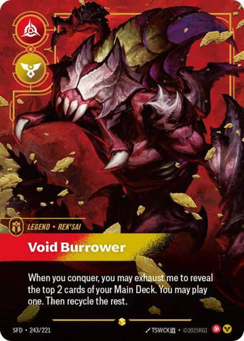 Rek'sai - Void Burrower (Overnumbered) - Spiritforged (SFD)