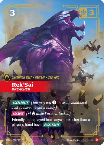 Rek'Sai, Breacher - Spiritforged (SFD) [029/221]