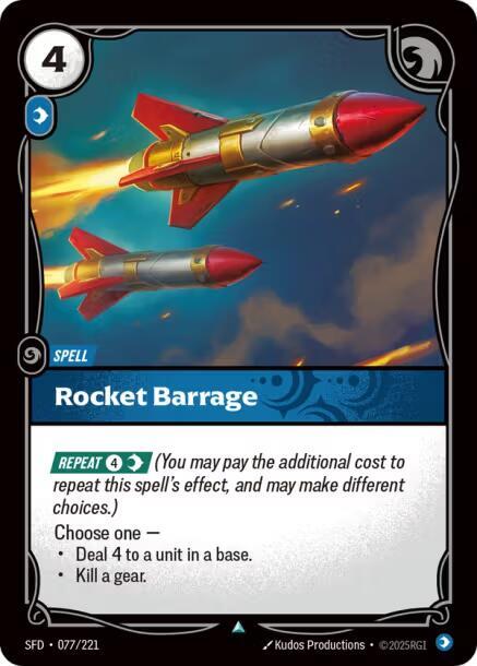 Rocket Barrage - Spiritforged (SFD) [077/221]