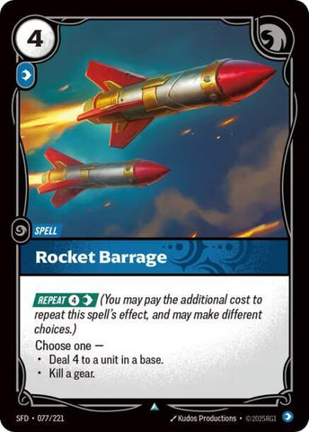 Rocket Barrage - Spiritforged (SFD) [077/221]