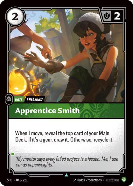 Apprentice Smith - Spiritforged (SFD) [041/221]