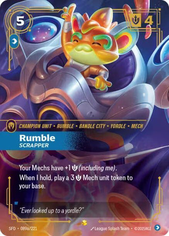Rumble - Scrapper (Alternate Art) - Spiritforged (SFD)