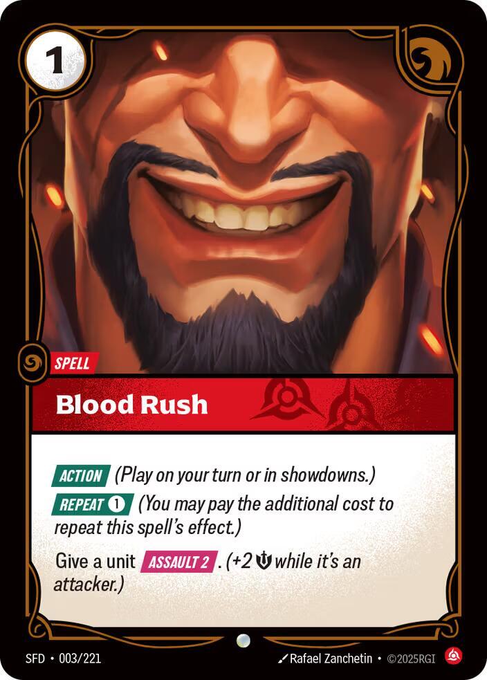 Blood Rush - Spiritforged (SFD) [003/221]