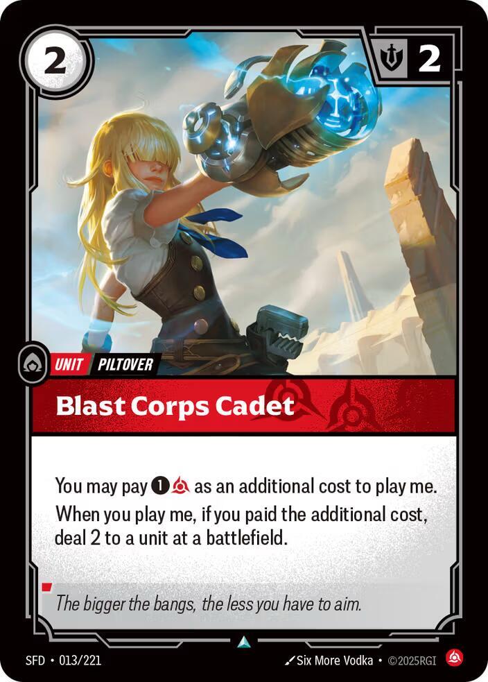 Blast Corps Cadet - Spiritforged (SFD) [013/221]