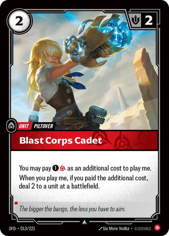 Blast Corps Cadet - Spiritforged (SFD) [013/221]