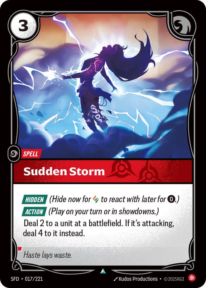 Sudden Storm - Spiritforged (SFD) [017/221]