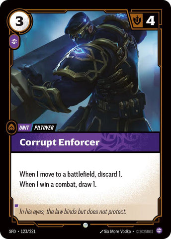 Corrupt Enforcer - Spiritforged (SFD) [123/221]