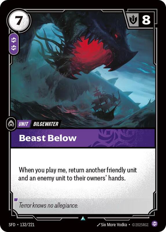 Beast Below - Spiritforged (SFD) [132/221]