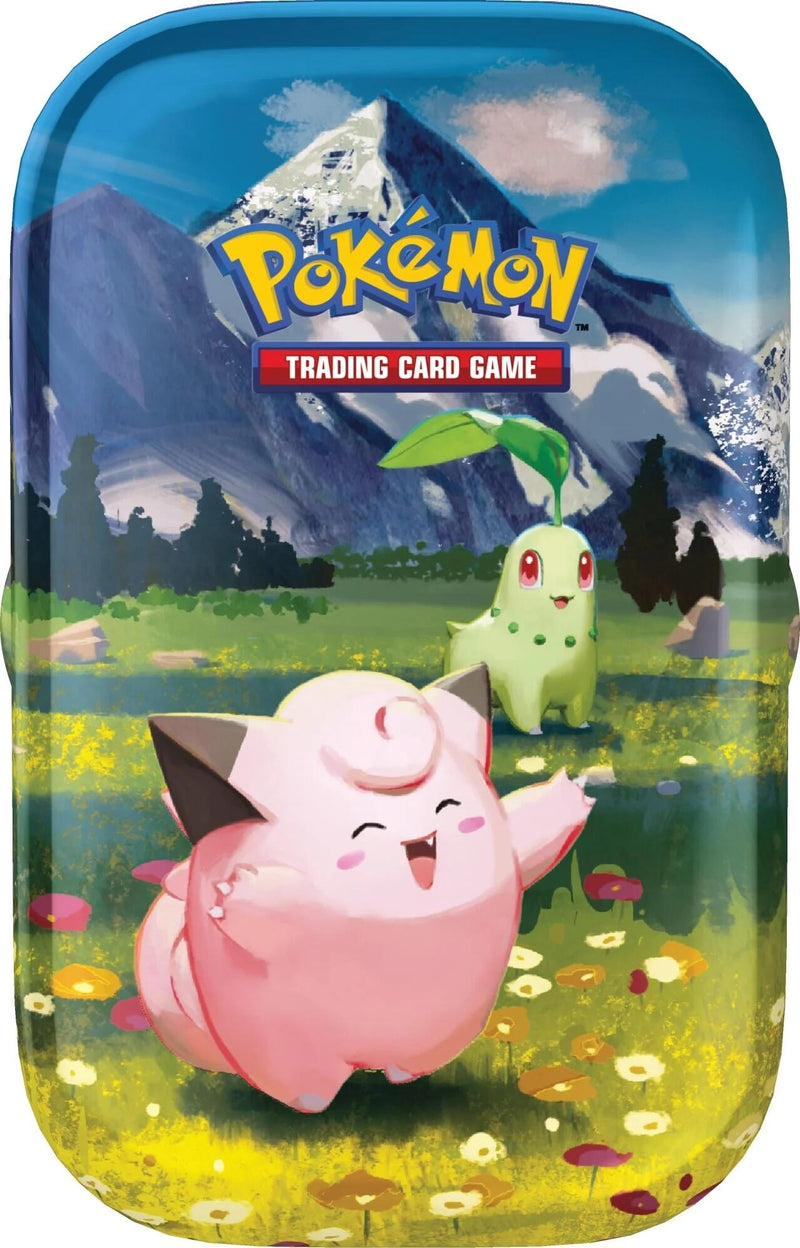 Pokémon TCG: Mega Evolution - Ascended Heroes Mini Tin (Clafable & Chikorita)