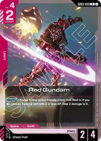 Red Gundam - GD03-039 - Rare