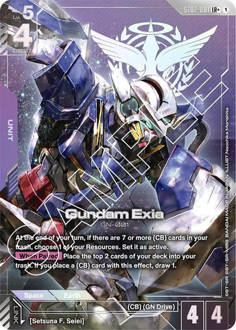 Gundam Exia (ST07-001) (LR+) (Alternate Art) - ST07-001 - Legend Rare+