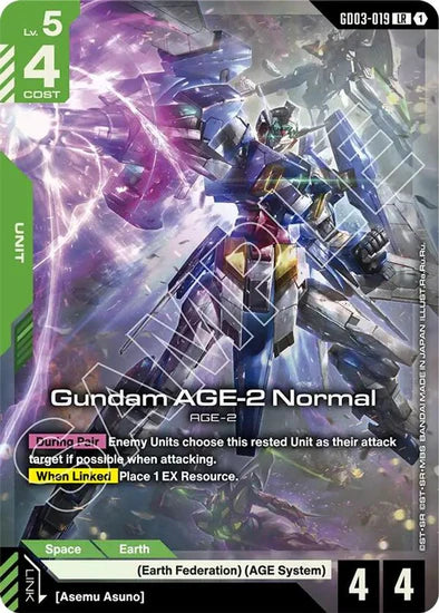 Gundam AGE-2 Normal - GD03-019 - Legend Rare