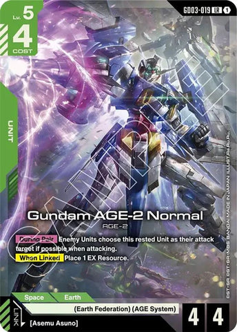 Gundam AGE-2 Normal - GD03-019 - Legend Rare