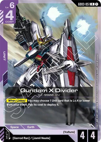Gundam X Divider - GD03-051 - Rare