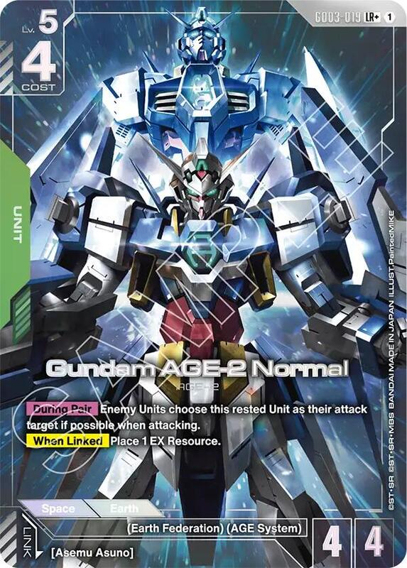 Gundam AGE-2 Normal (LR+) (Alternate Art) - GD03-019 - Legend Rare+