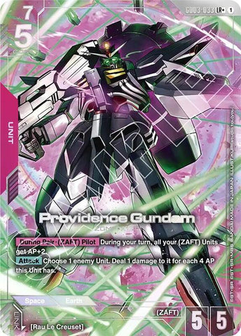 Providence Gundam (LR+) (Alternate Art) - GD03-033 - Legend Rare+