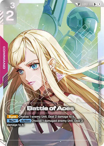 Battle of Aces (GD03 Special) (R+) (Alternate Art) - GD01-111 - Rare+