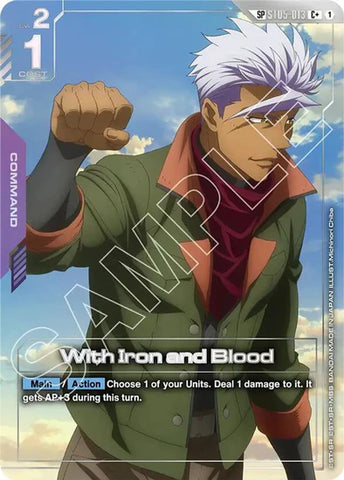 With Iron and Blood (SP) (GD-03) (C+) (Alternate Art) - ST05-013 - Common+
