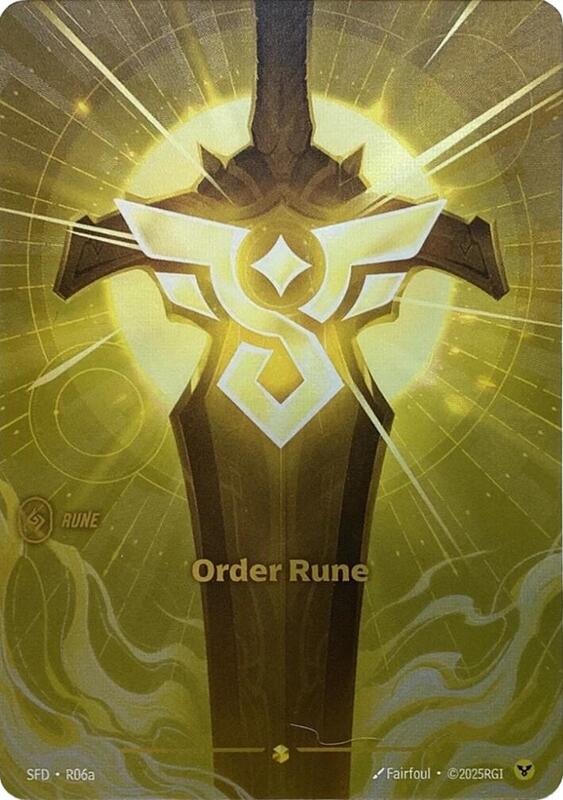 Order Rune (Alternate Art) - Spiritforged (SFD)