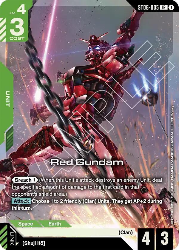 Red Gundam (Premium Card Collection Gundam Assemble) - Gundam Promotional Cards (GCG-PR)