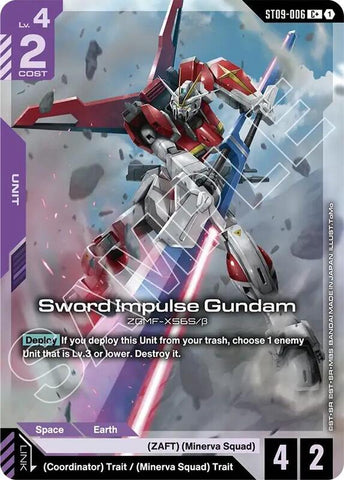 Sword Impulse Gundam (C+) (Alternate Art) - ST09-006 - Common+