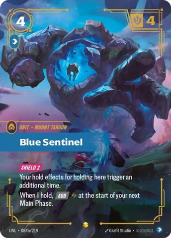 Blue Sentinel (Alternate Art) Unleashed (UNL) [087a/219]