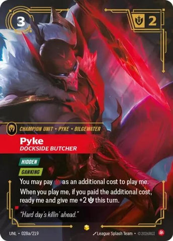 Pyke, Dockside Butcher (Alternate Art) - Unleashed (UNL) [028a/219]