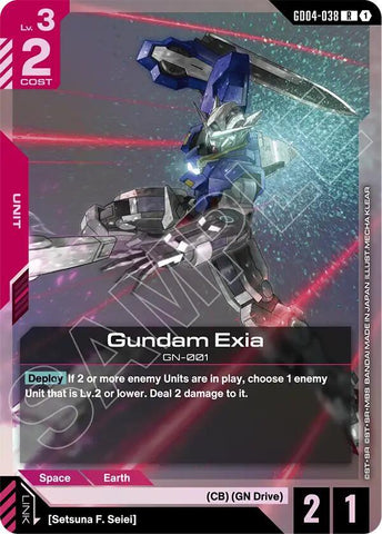 Gundam Exia (GD04-038) - GD04-038 - Rare