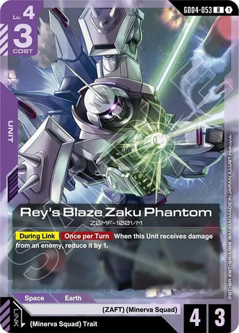 Rey's Blaze Zaku Phantom - GD04-053 - Rare