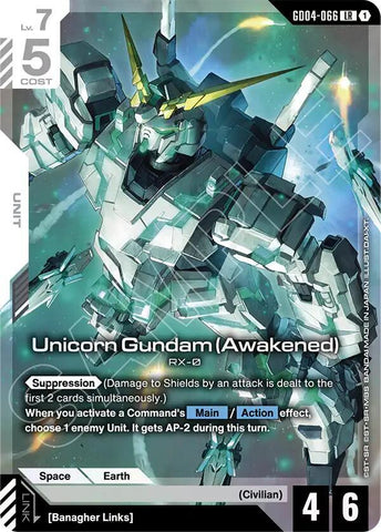 Unicorn Gundam (Awakened) - GD04-066 - Legend Rare