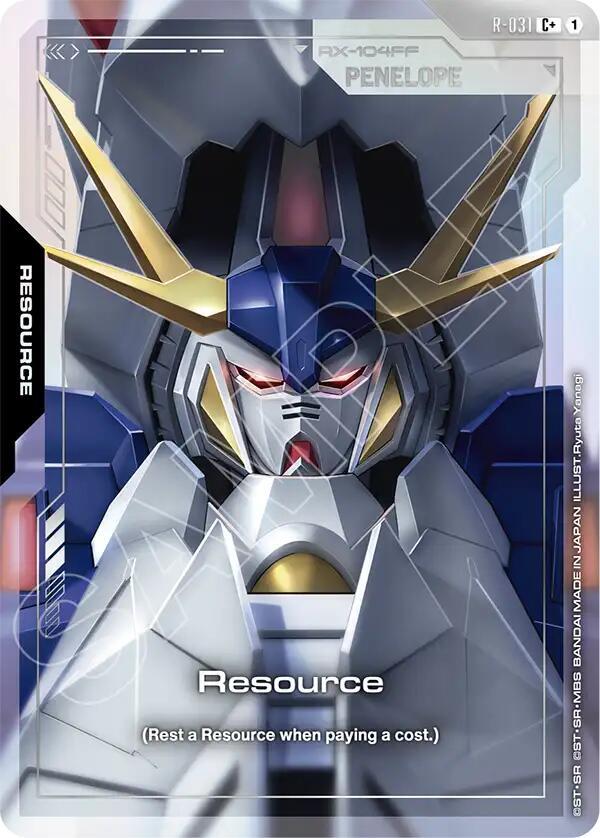Resource (R-031) (C+) (Alternate Art) - R-031 - Common+