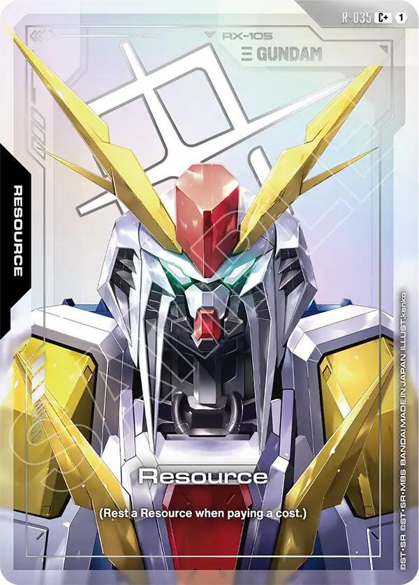 Resource (R-035) (C+) (Alternate Art) - R-035 - Common+