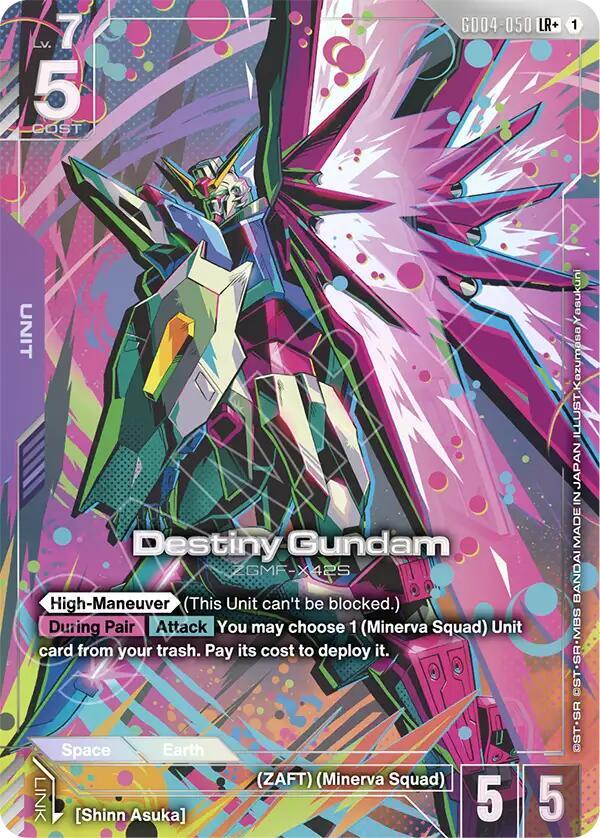 Destiny Gundam (LR+) (Alternate Art) - GD04-050 - Legend Rare+