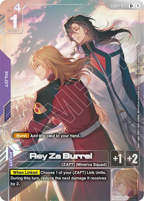 Rey Za Burrel (R+) (Alternate Art) - GD04-093 - Rare+