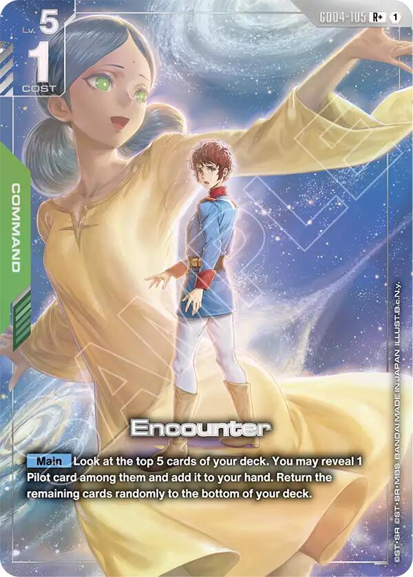 Encounter (R+) (Alternate Art) - GD04-105 - Rare+