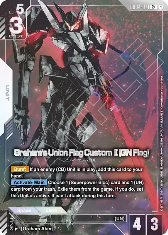 Graham's Union Flag Custom II (GN Flag) (R+) (Alternate Art) - GD04-071 - Rare+