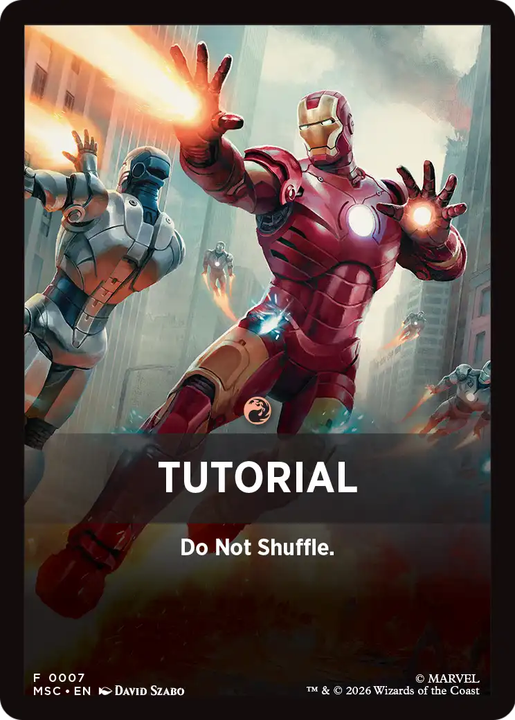 Tutorial Theme Card (0007) [Marvel Super Heroes Commander]
