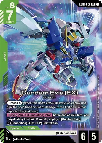 Gundam Exia (EX) - EB01-022 - Legend Rare