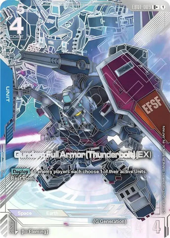 Gundam Full Armor (Thunderbolt) (EX) (U+) (Alternate Art) - EB01-009 - Uncommon+