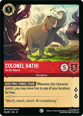 Colonel Hathi - On the March (116/204) [Attack of the Vine!]