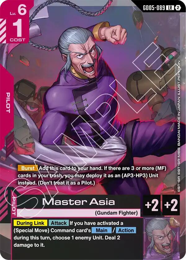 Master Asia (LR) - GD05-089 - Legend Rare