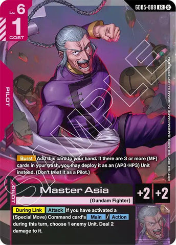 Master Asia (LR) - GD05-089 - Legend Rare