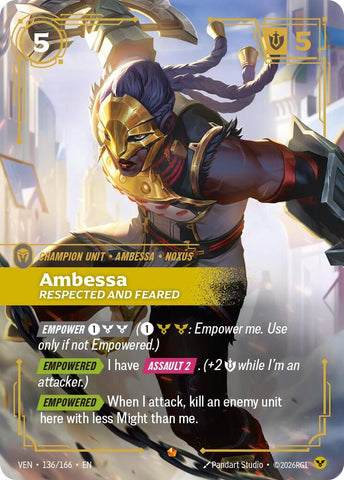 Ambessa, Respected and Feared - Vendetta (VEN)