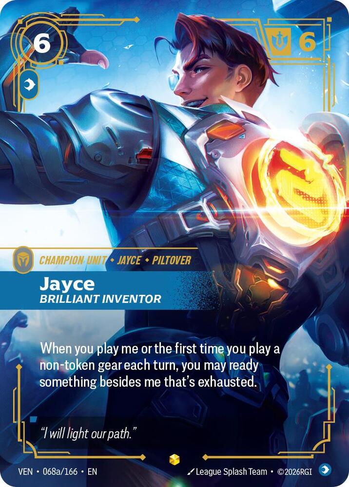 Jayce, Brilliant Inventor (Alternate Art) - Vendetta (VEN)