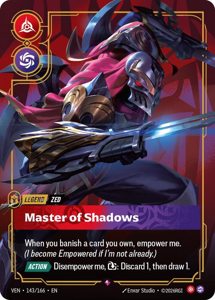 Zed - Master of Shadows - Vendetta (VEN)