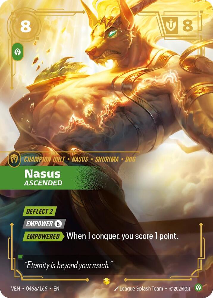 Nasus, Ascended (Alternate Art) - Vendetta (VEN)