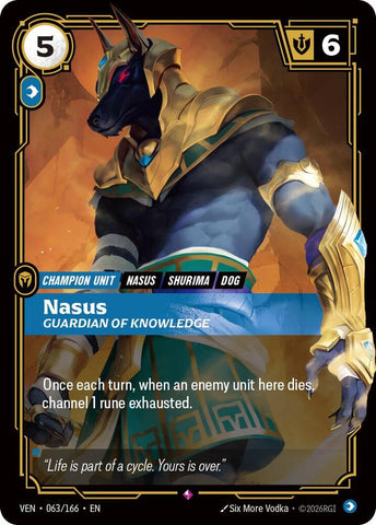 Nasus, Guardian of Knowledge - Vendetta (VEN) [063/166]