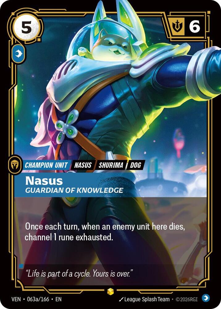 Nasus, Guardian of Knowledge (Alternate Art) - Vendetta (VEN)