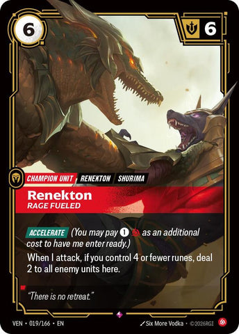 Renekton, Rage Fueled - Vendetta (VEN) [019/166]